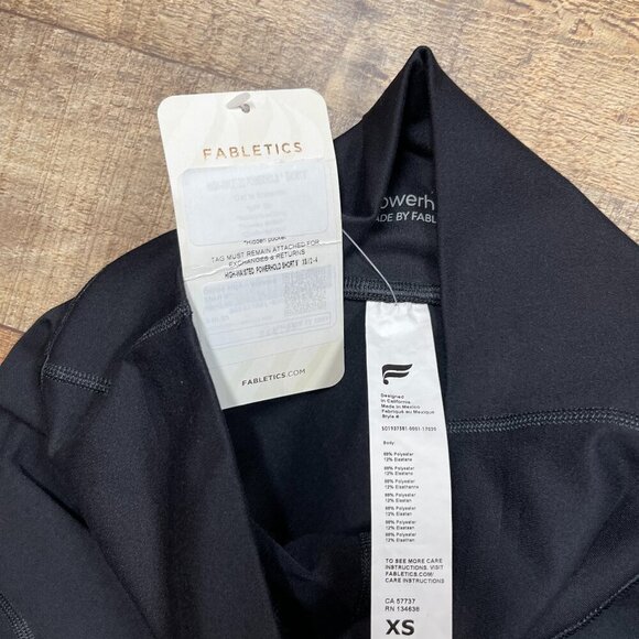 Fabletics NWT Define High Waisted Powerhold Shorts size XS - Picture 2 of 3